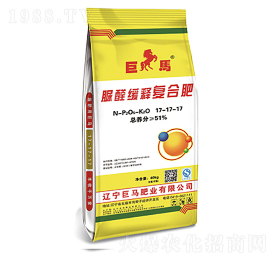 脲醛緩釋復合肥料17-17-17-巨馬肥業(yè)