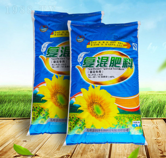 葵花專(zhuān)用復(fù)混肥料14-22-12-潤(rùn)澤源生物