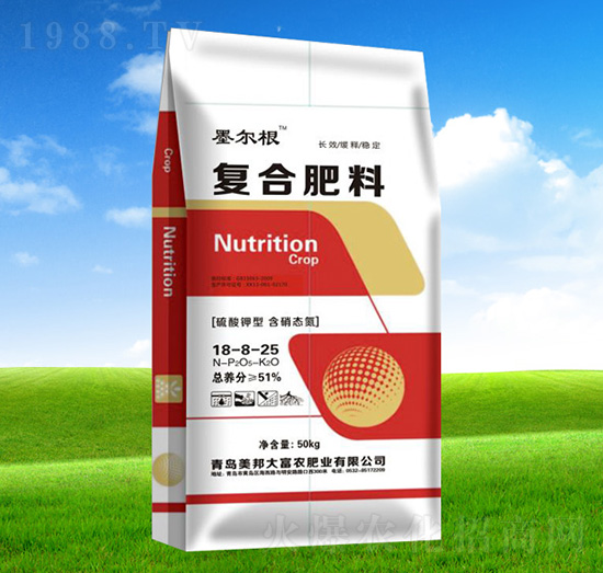 硫酸鉀型復合肥料18-8-25-墨爾根-美邦大富農