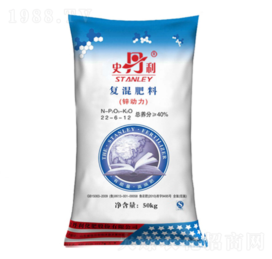 復(fù)混肥料（含氯）22-6-12-鋅動(dòng)力-史丹利