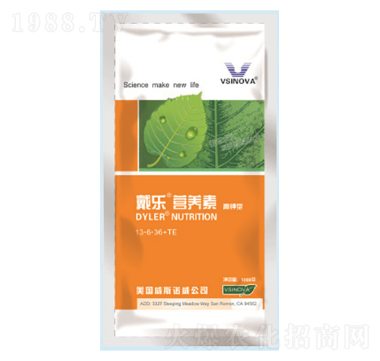 戴樂(lè)營(yíng)養(yǎng)素（高鉀型）13-6-36+TE-威斯諾威