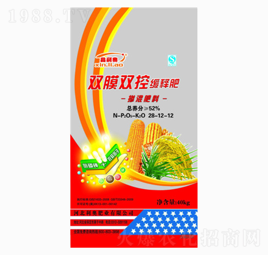 雙膜雙控緩釋摻混肥料28-12-12-利奧