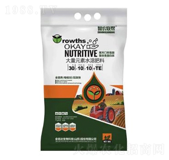 5kg大量元素水溶肥30-10-10+TE-金吉達(dá)