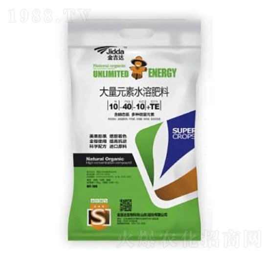 大量元素水溶肥10-40-10+TE-金吉達(dá)