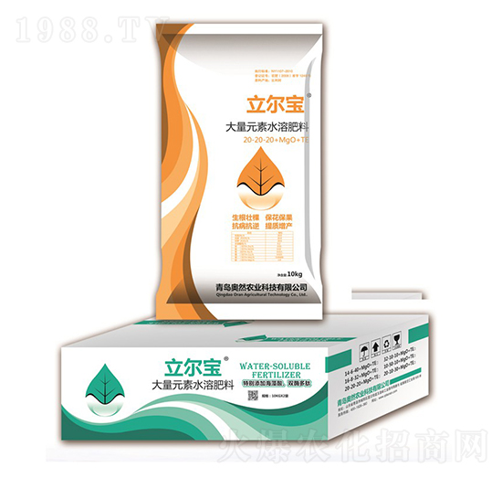 大量元素水溶肥20-20-20+MgO+TE（箱）-立爾寶-奧然農(nóng)業(yè)