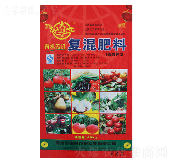 硫酸鉀型有機無機復混肥2-5-8-海燕農(nóng)化