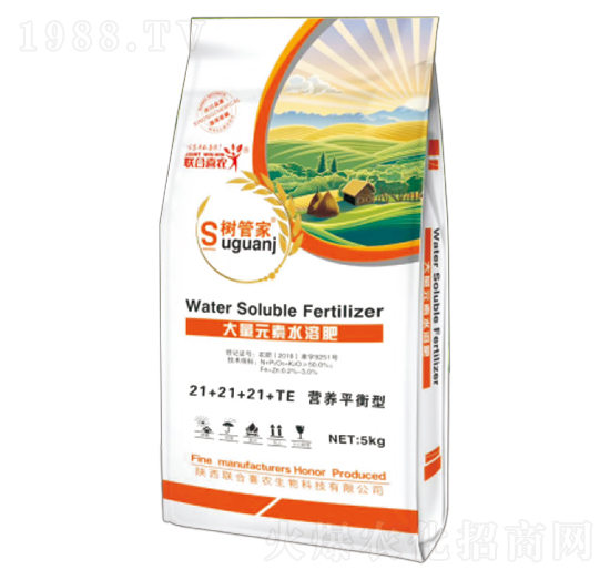 平衡型大量元素水溶肥料21-21-21+TE-樹管家-聯(lián)合喜農(nóng)