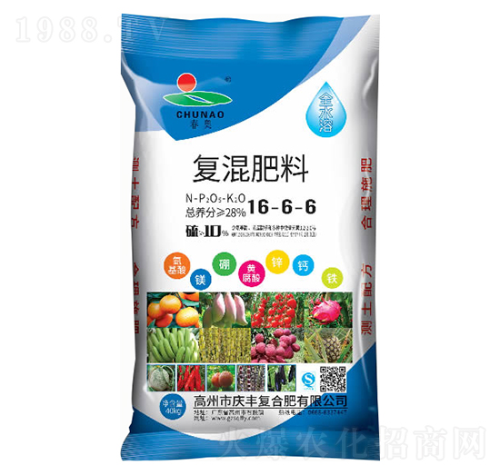 28%復(fù)混肥料16-6-6-春奧-慶豐