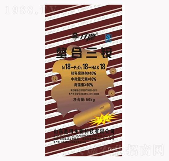 螯合三銨18-18-18-葩田生物