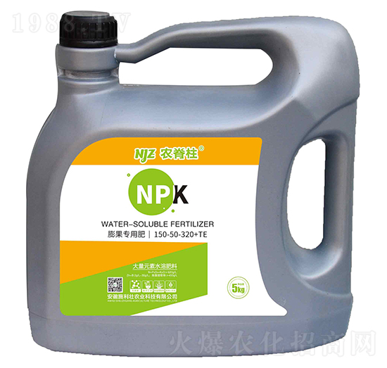 膨果專(zhuān)用大量元素水溶肥150-50-320+TE-農(nóng)脊柱-施利壯