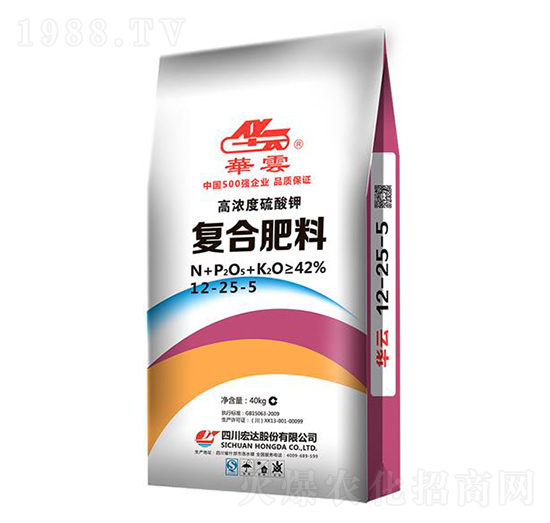 高濃度純硫基復(fù)合肥料12-25-5-華云-宏達(dá)股份