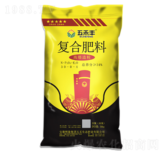 高塔造粒復合肥料30-0-4-輝隆-五禾生態(tài)