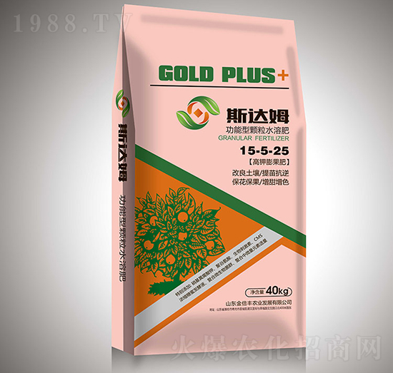 功能型顆粒水溶肥15-5-25-斯達姆-金倍豐