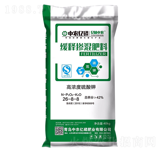 緩釋摻混肥料26-8-8-中農(nóng)億磷