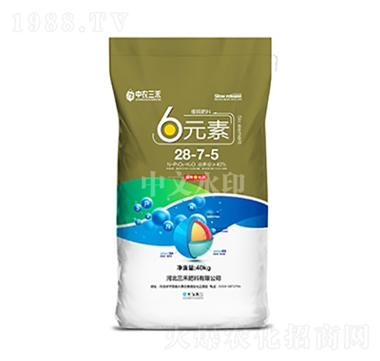 6元素28-7-5（40kg）-中農(nóng)三禾