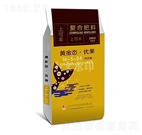 黃金態(tài)·優(yōu)果復(fù)合肥料16-5-24-中農(nóng)三禾