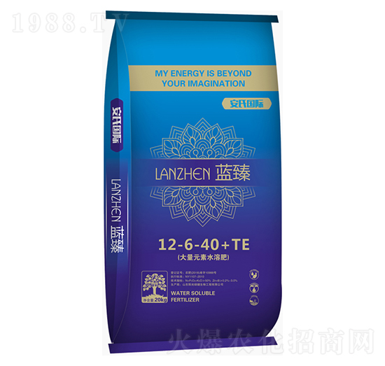 大量元素水溶肥12-6-40+TE-安氏國際