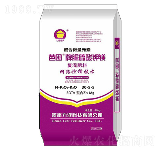 網(wǎng)絡(luò)狀控釋肥30-5-5-芭囤牌-力浮科技