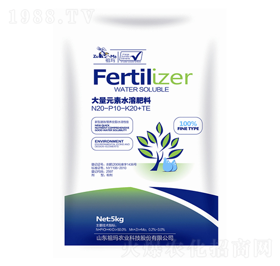 ����Ԫ��ˮ�ܷ���20-10-20+TE-�欔-�ʰl(f��)����