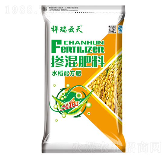 水稻配方專用摻混肥料-祥瑞云天-中農(nóng)圣豐