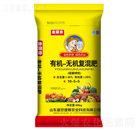 硫酸鉀型有機無機復(fù)混肥10-5-5-金蔓農(nóng)-盛世唐朝