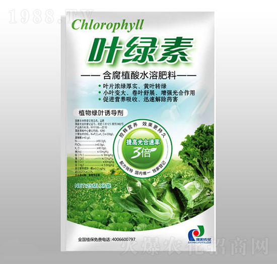 含腐植酸水溶肥料-葉綠素-賽陽(yáng)生物