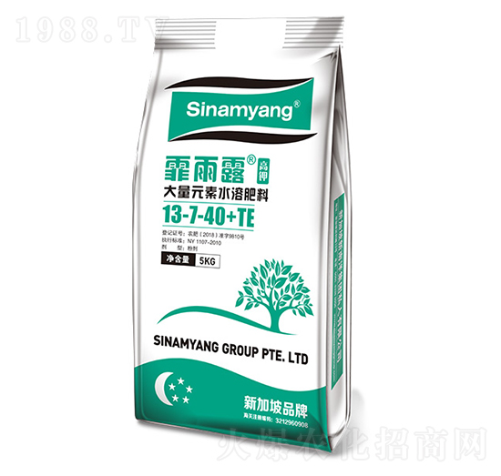 通用型大量元素水溶肥料13-7-40+TE-霏雨露-新南洋