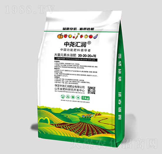 大量元素水溶肥20-20-20+TE-中堯匯潤(rùn)