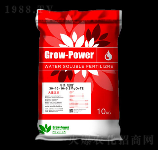 大量元素水溶肥30-10-10+0.2MgO+TE-伯倫特