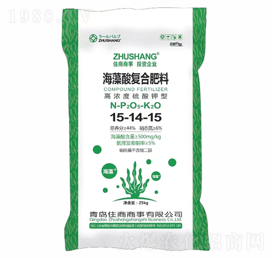 高濃度硫酸鉀型復(fù)合肥料15-14-15+TE-住商商事