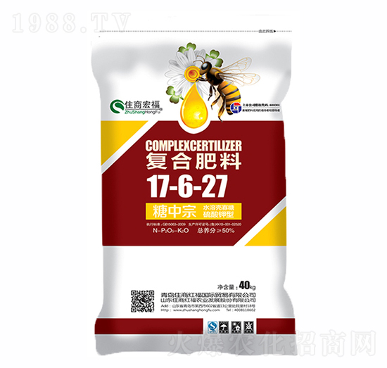 復合肥料17-6-27-糖代宗-住商宏福