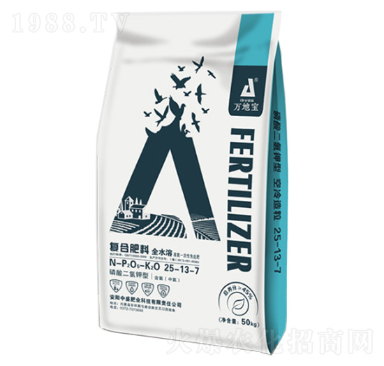 小麥專用磷酸二氫鉀型復(fù)合肥料25-13-7-萬地寶-農(nóng)富天下