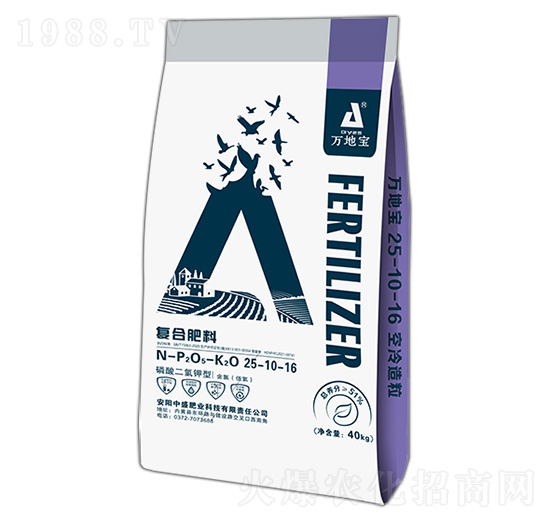 磷酸二氫鉀型高塔復(fù)合肥料25-10-16-萬地寶-農(nóng)富天下