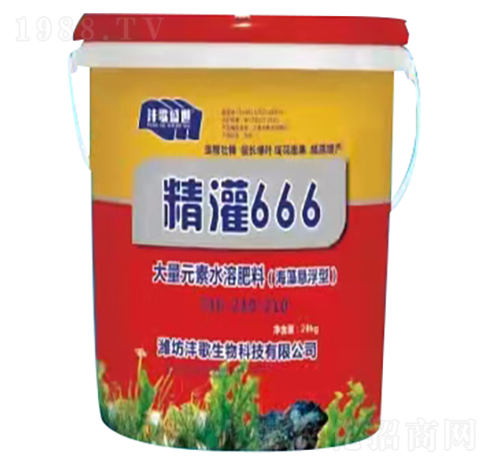 海藻懸浮型大量元素水溶肥料-精灌666-灃歌生物