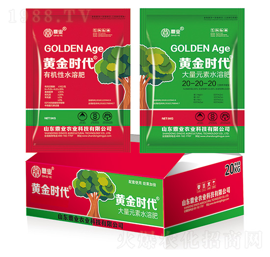 大量元素水溶肥+有機(jī)性水溶肥-黃金時(shí)代-鼎業(yè)