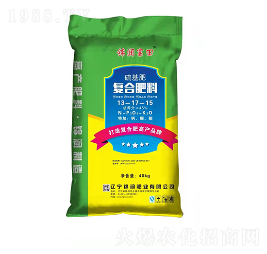 硫基復(fù)合肥料13-17-15-錦潤(rùn)富田-錦潤(rùn)肥業(yè)