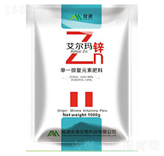 單一微量元素肥料-艾爾瑪鋅-安諾生物