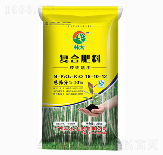 桉樹適用復合肥料18-10-12-林大