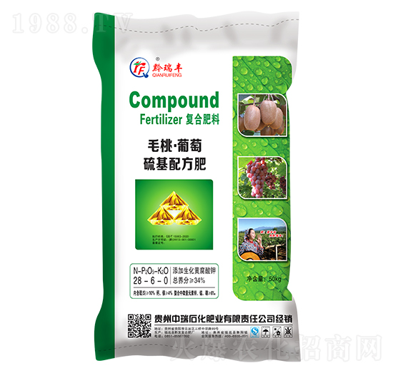 春季果蔬適用復合肥料28-6-0-中瑞石化