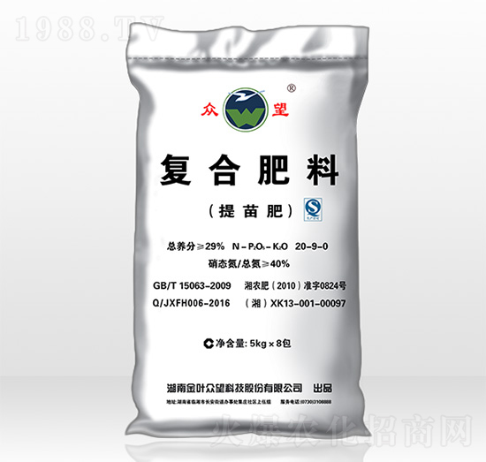 煙草專(zhuān)用提苗肥-眾望