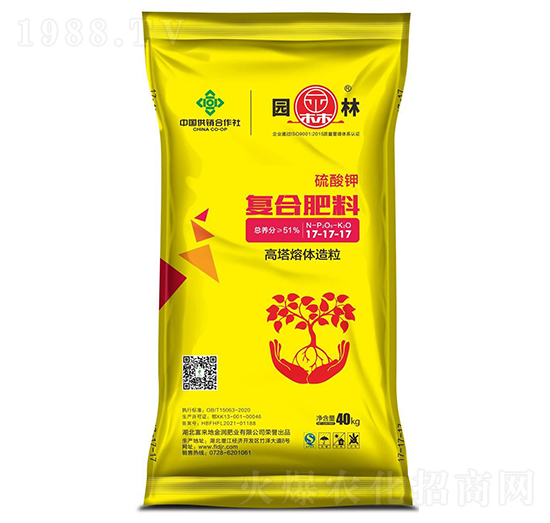 硫酸鉀復(fù)合肥料17-17-17-園林-富來地