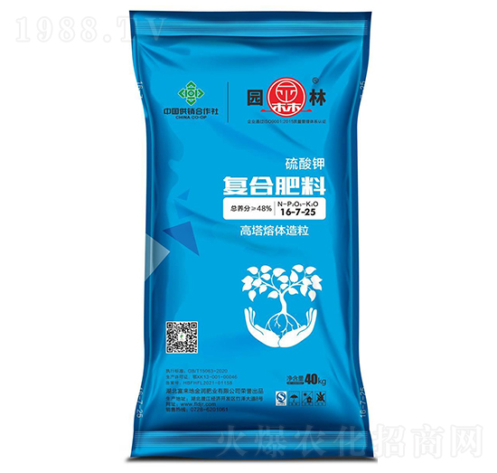 硫酸鉀復(fù)合肥料16-7-25-園林-富來(lái)地