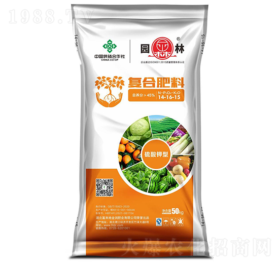 硫酸鉀型復(fù)合肥料14-16-15-園林-富來地