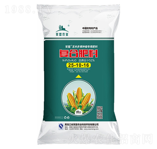玉米多顆種植專用復合肥25-10-16-笑盟