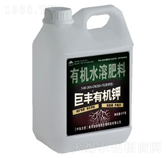 巨豐有機(jī)鉀水溶肥料-加農(nóng)和信