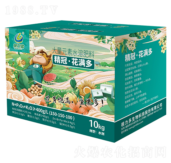 大量元素水溶肥料-精冠·花滿多-春花秋實-根力多