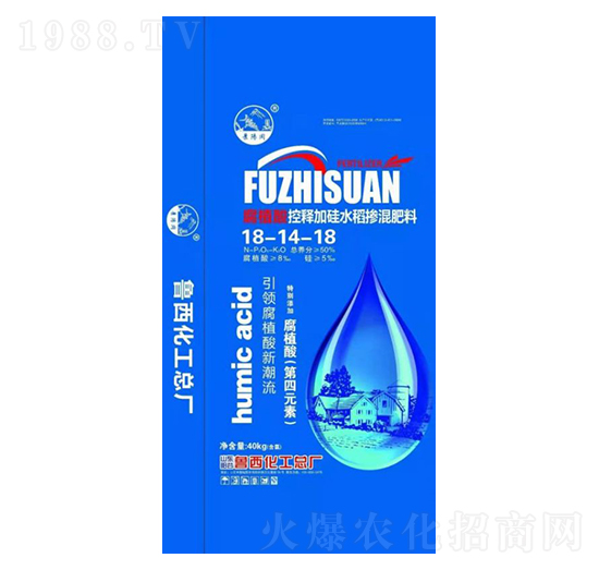腐植酸控釋加硅水稻摻混肥料18-14-18-魯西-益農(nóng)農(nóng)業(yè)