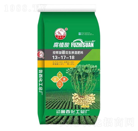 腐植酸控釋加硼花生摻混肥料13-17-18-魯西-益農(nóng)農(nóng)業(yè)