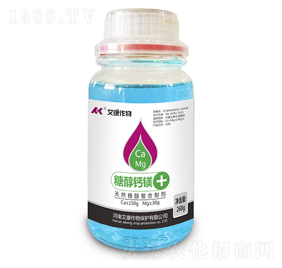 天然糖醇螯合制劑-糖醇鈣鎂-艾康作物