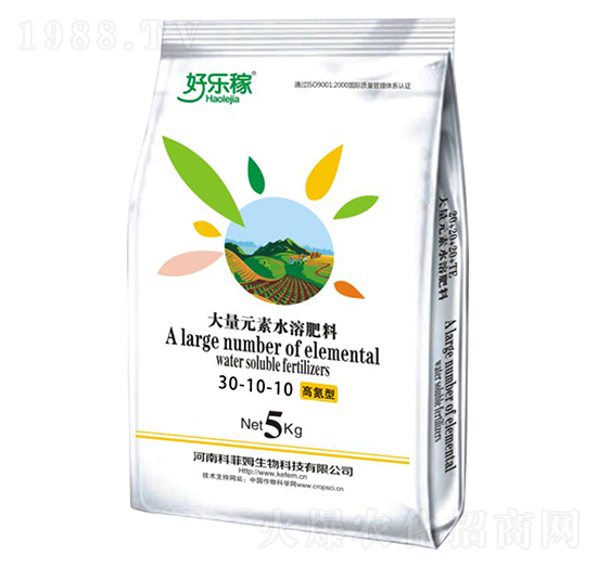 高氮型大量元素水溶肥料30-10-10+TE-好樂稼-科菲姆